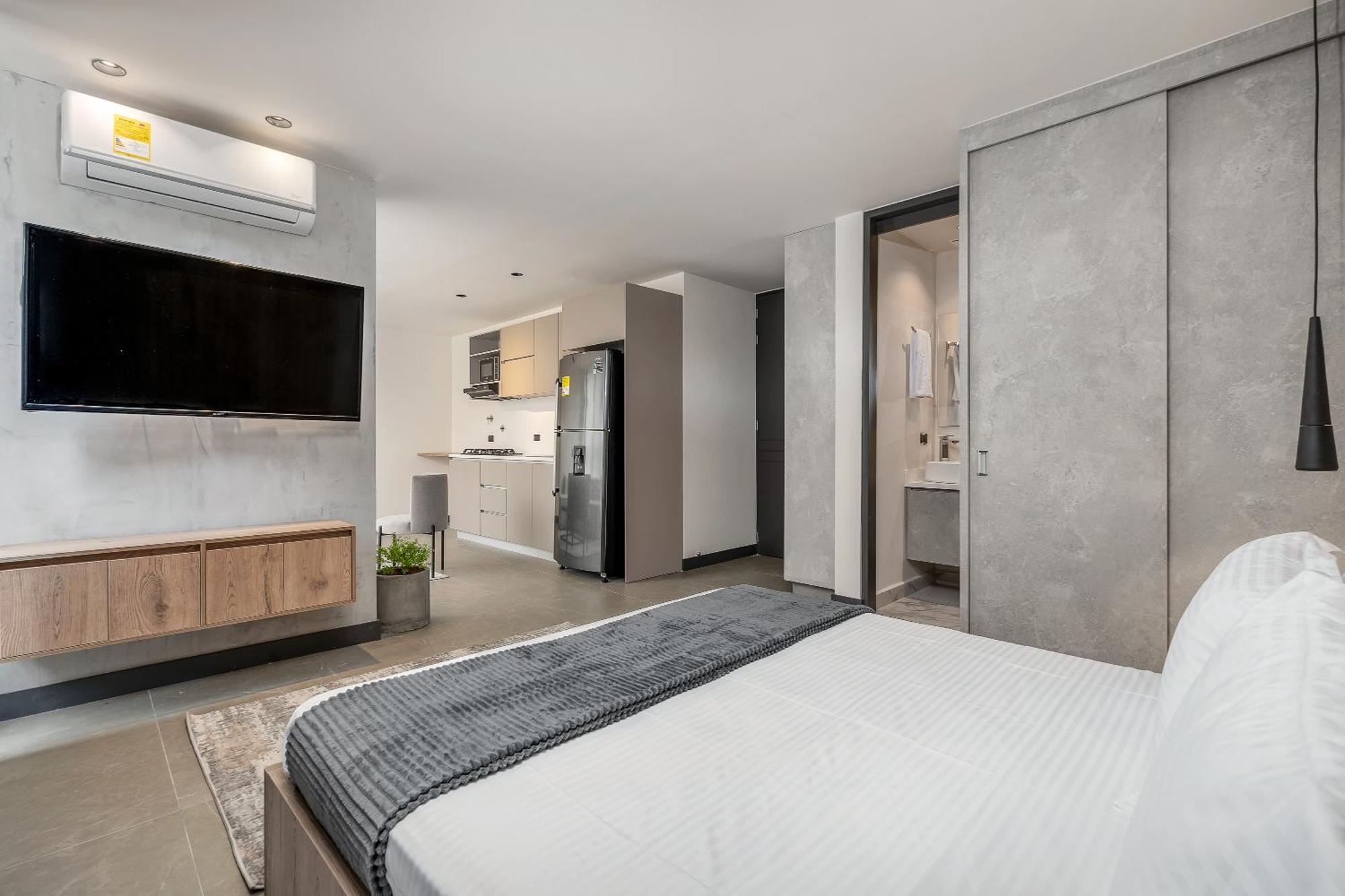 Apartamentos Housy Laureles Medellin Bagian luar foto