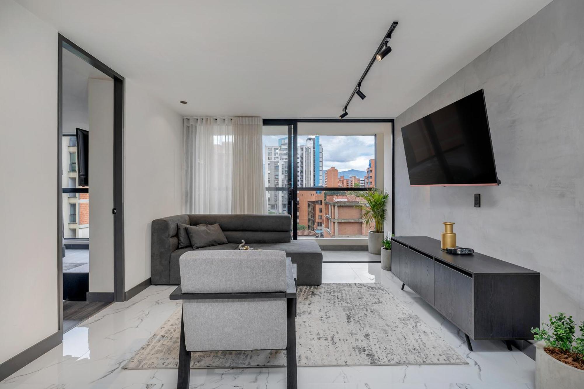 Apartamentos Housy Laureles Medellin Bagian luar foto